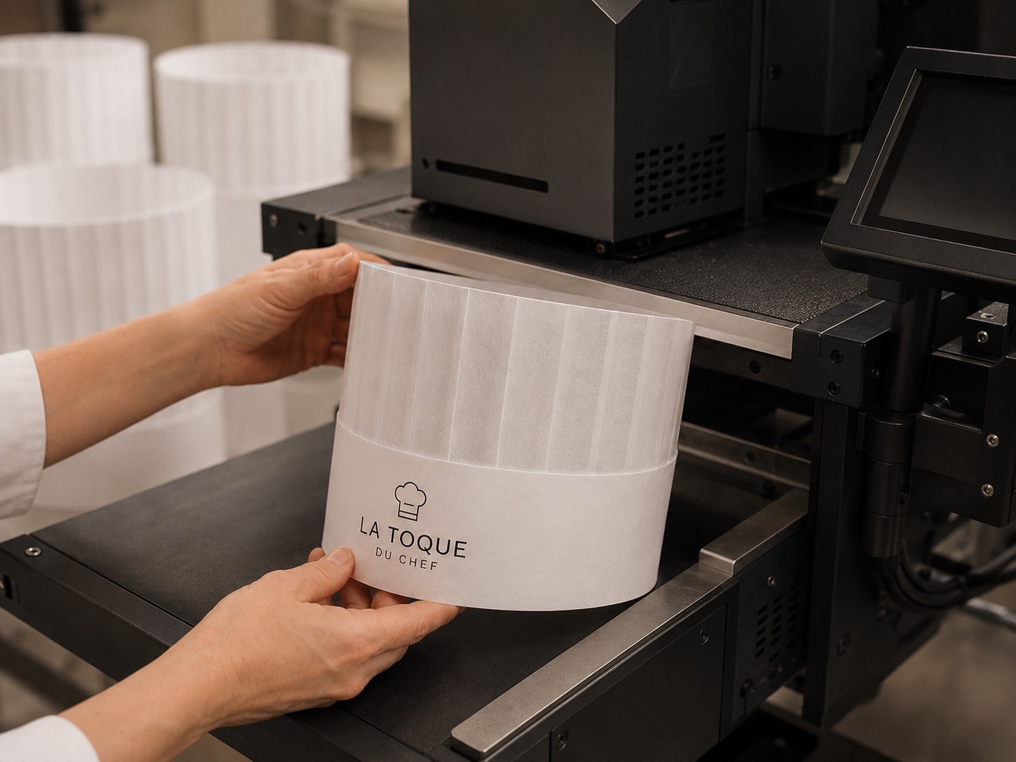 Machine d'impression et personnalisation des toques
